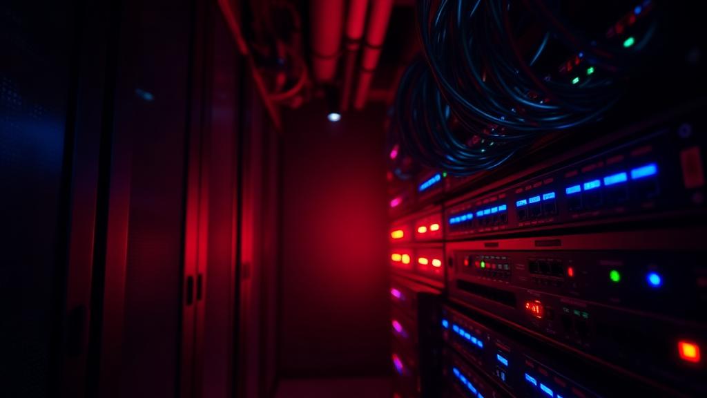 Network security server room